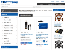 Tablet Screenshot of consoleplus.com